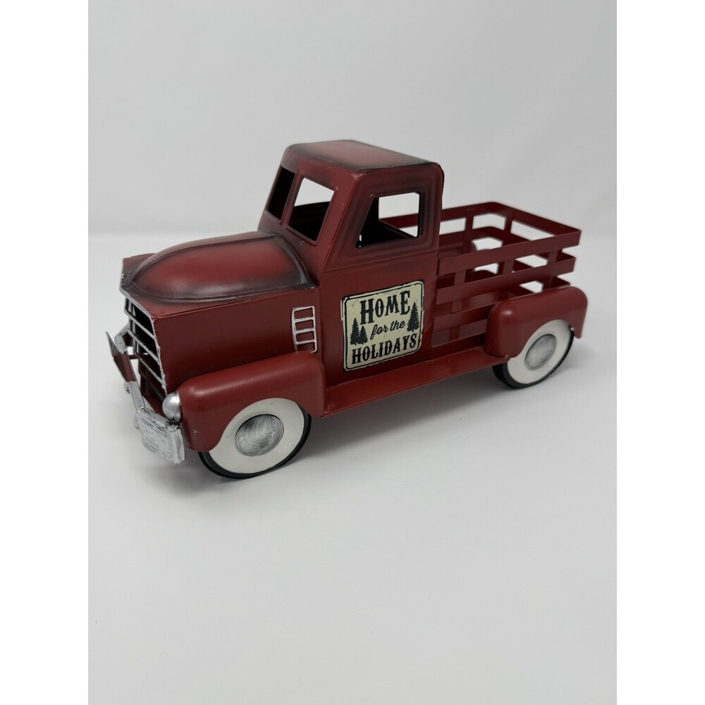 Home Holidays Red Christmas Truck Decor